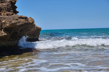 Scivu, Arbus 'ta vahşi bir sahil, batı kıyısı Sardinya, İtalya