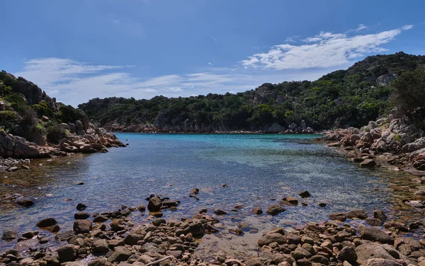 Cala Brigantina Beach Little Cove Caprera Island Maddalena Sardenha — Fotografia de Stock