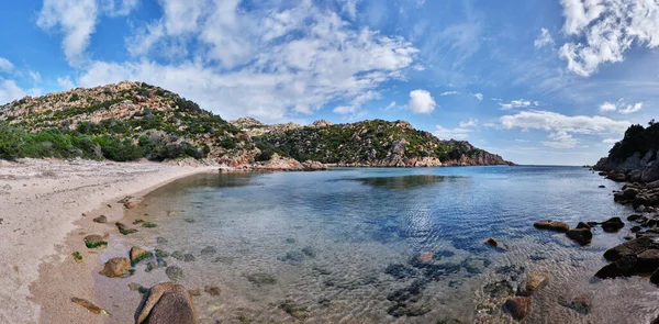 Cala Brigantina Playa Pequeña Cala Isla Caprera Maddalena Cerdeña —  Fotos de Stock