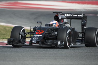 Sürücü Jenson Button. Takım Mclaren Honda