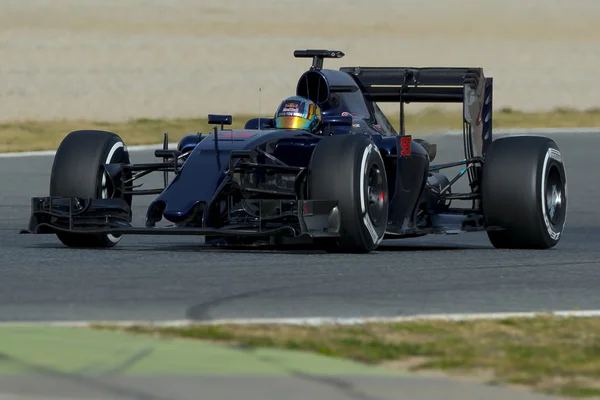 Fahrer Carlos Sainz. Team Toro Rosso — Stockfoto
