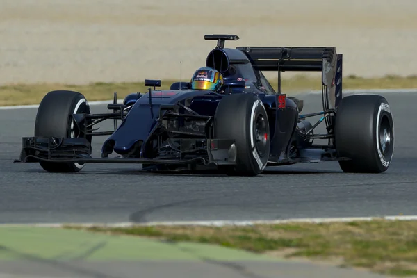 Stuurprogramma Carlos Sainz. Team Toro Rosso — Stockfoto