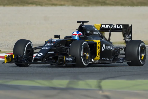 Bestuurder Jolyon Palmer. Team Renault Sport — Stockfoto