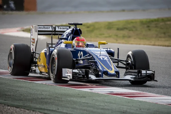 Vedoucí: Felipe Nasr. Tým Sauber F1 — Stock fotografie