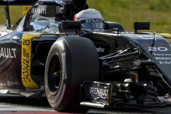 ドライバー Kevin マグヌッセン。チーム Renault のスポーツ — ストック写真