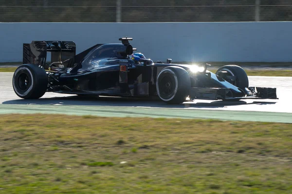 Motorista Max Verstappen. Equipa Toro Rosso — Fotografia de Stock