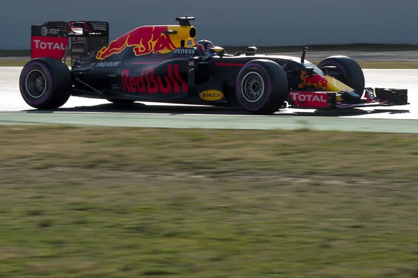 Conductor Daniil Kvyat. Equipo Red Bull Racing —  Fotos de Stock