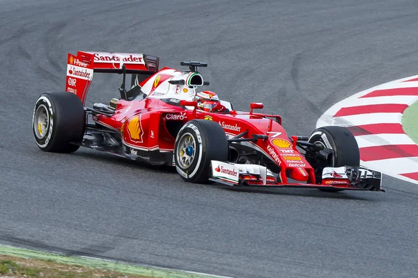 Autista Kimi Raikkonen. Team Ferrari F1 — Foto Stock