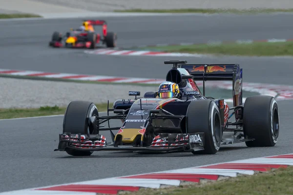 Motorista Carlos Sainz. Equipa Toro Rosso — Fotografia de Stock