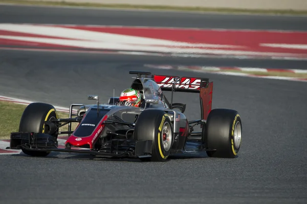 Autista Esteban Gutierrez. Team Haas F1 — Foto Stock