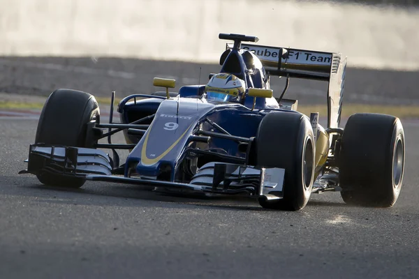 Condutor Marcus Ericsson. Equipa Sauber F1 — Fotografia de Stock