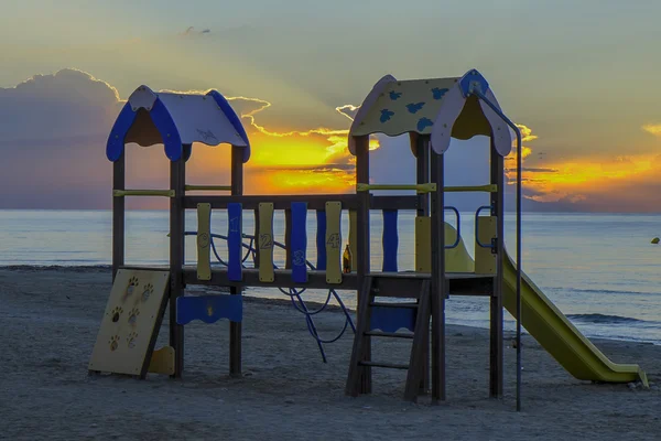 Sunrise on beach in Spain — Stock Photo, Image