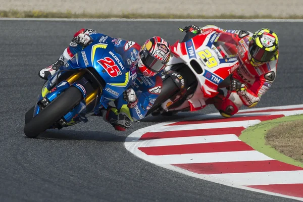 Fahrer Einzelgänger Vinales. Suzuki-Team — Stockfoto