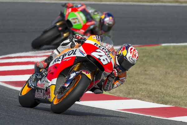 Conductor Dani Pedrosa. Equipo Honda —  Fotos de Stock