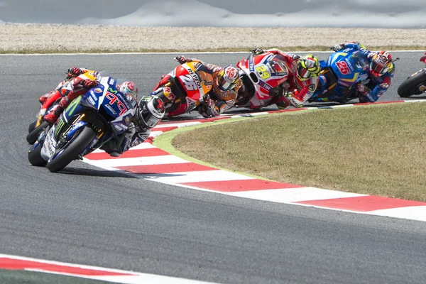 Drivers Jorge Lorenzo, Marquez e Pedrosa — Fotografia de Stock