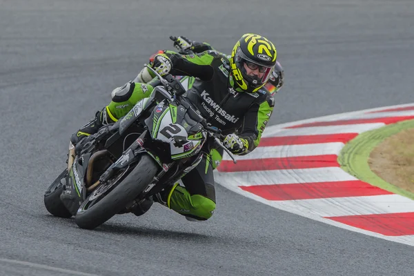 Conductor Luis Ceamanos. Copa Kawasaki Z —  Fotos de Stock