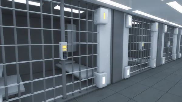 Futuriste prison intérieure — Photo
