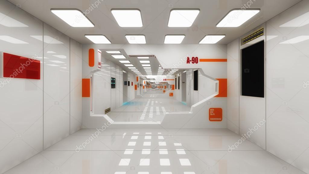Futuristische 3d Interieur — Stockfoto © mik38 #120290034 Futuristische 3d Interieur — Stockfoto © mik38 #120290034
