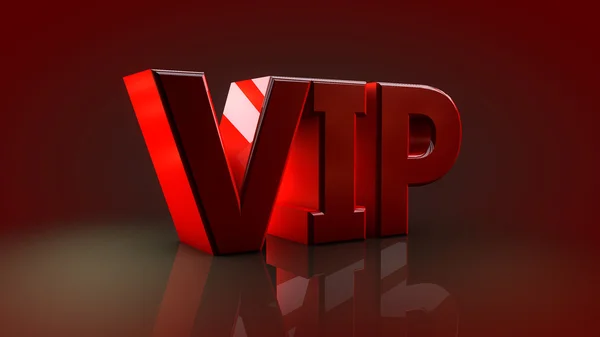 Sinal VIP vermelho — Fotografia de Stock