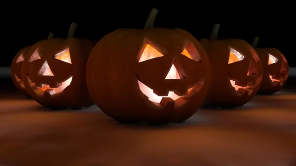 Halloween pompoen achtergrond — Stockfoto