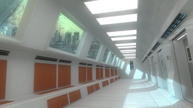 fütüristik koridor