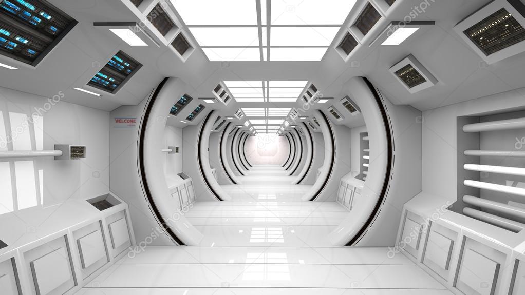 Futuristic corridor