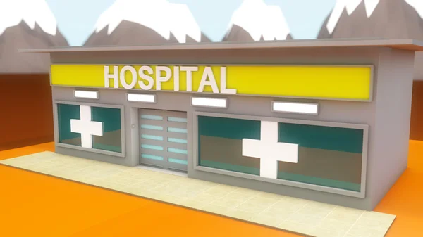 Mini nemocnice — Stock fotografie