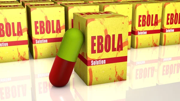 埃博拉病毒 pils — 图库照片