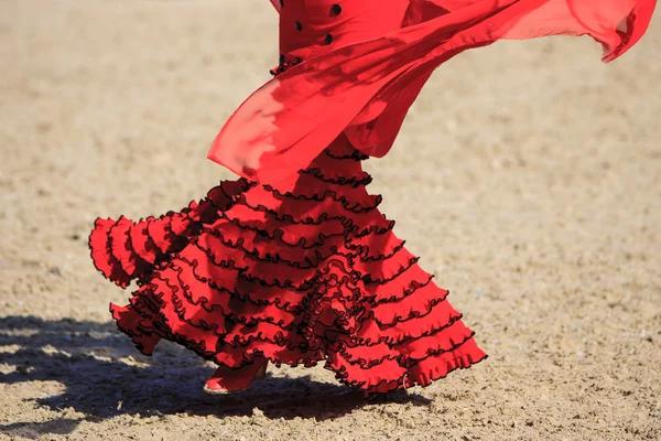Flamenco šaty — Stock fotografie
