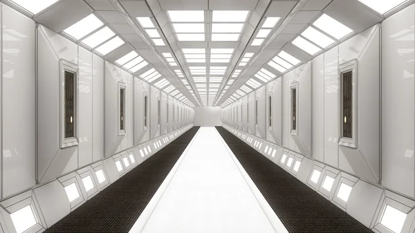 Futuristische corridor — Stockfoto