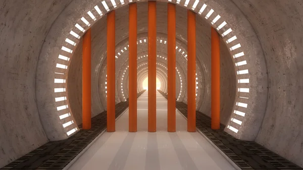 Futuristic corridor — Stock Photo, Image