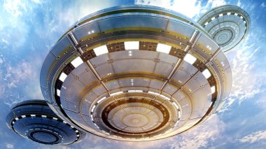 UFO illüstrasyon