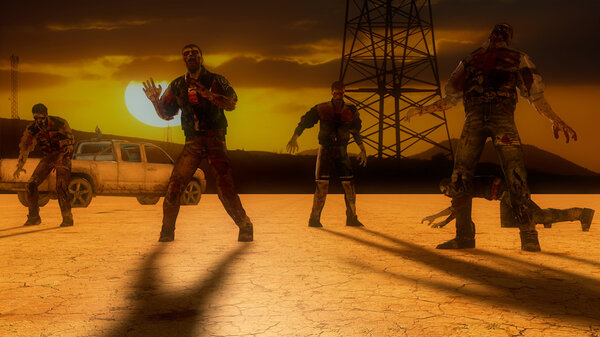 Иллюстрация зомби
