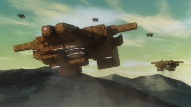 3D Ufo gemisi