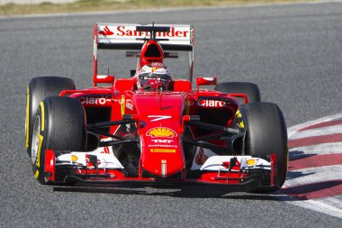 Sürücü Kimi Raikkonen. Takım Ferrari F1