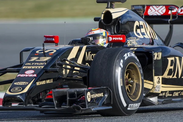 Řidič Pastor Maldonado. Tým Lotus — Stock fotografie