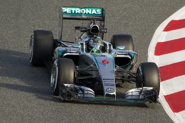 Conductor Nico Rosberg. Equipo Mercedes — Foto de Stock