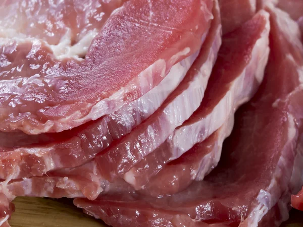Сырое мясо чресл — стоковое фото