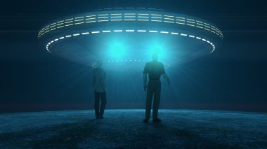 UFO saldıran ve insanları kaçırıyor.