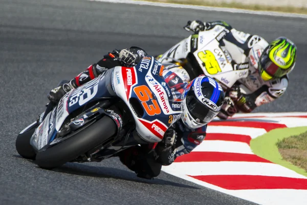 Fahrer mike di meglio. avintia racing team — Stockfoto