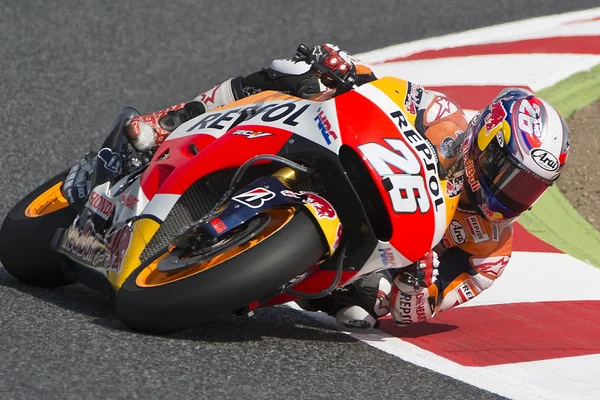 Sürücü Dani Pedrosa. Repsol Honda takımı — Stok fotoğraf