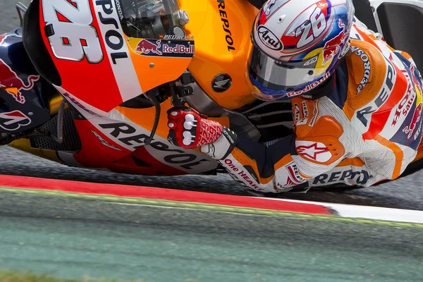 Sürücü Dani Pedrosa. Repsol Honda takımı — Stok fotoğraf