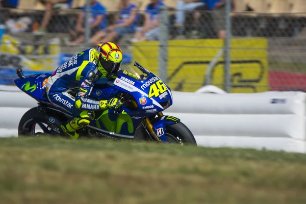 Valentino rosi. Yamaha-Team — Stockfoto