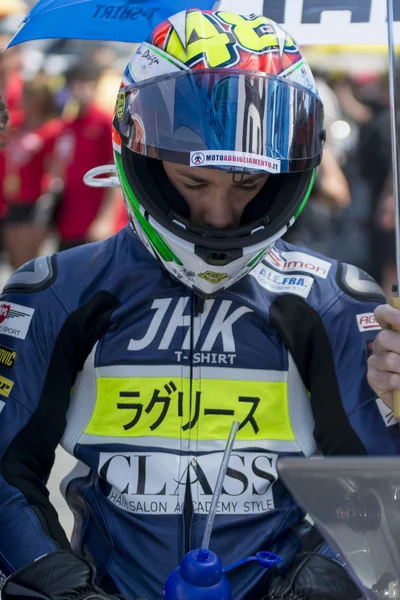 Lorenzo Dalla. Moto3. Equipa Laglisse — Fotografia de Stock