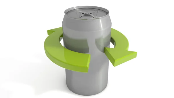 Soda can recycle — Stock Photo, Image