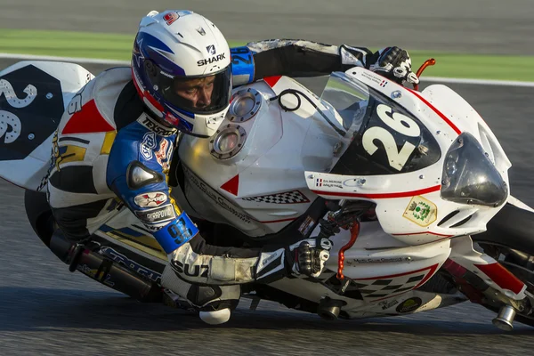 Team Moto Club de Gemenos Racing. 24 hours endurance Catalunya — Stock Photo, Image