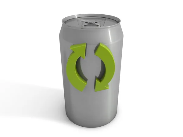 Soda can recycle — Stock Photo, Image