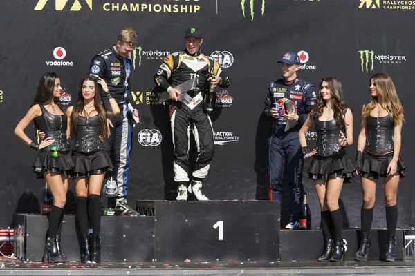 Ganadores del Campeonato de Rallycross de Barcelona — Foto de Stock