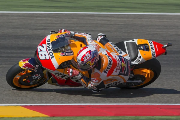 Dani Pedrosa. Team Repsol Honda. Grand Prix Movistar of Aragon of MotoGP — Stockfoto