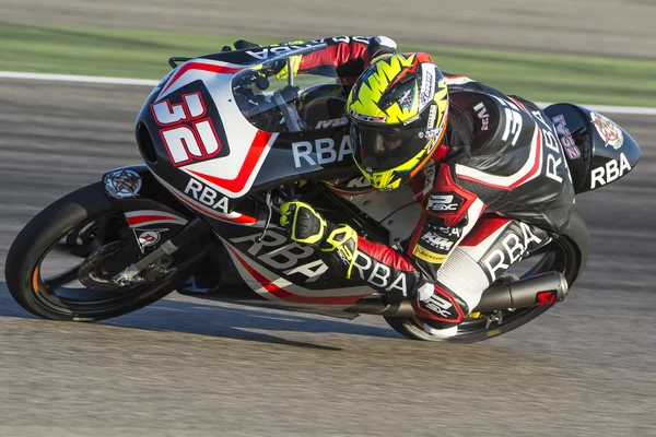 Isaac Vinales. Moto3. Grand Prix Movistar of Aragon of MotoGP — Stockfoto
